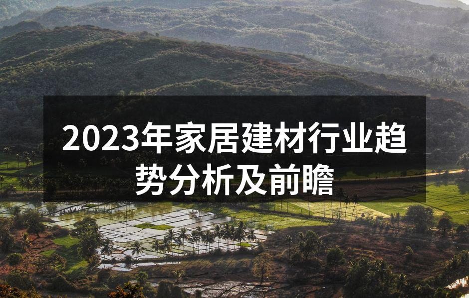 家居建材行业的市场分析